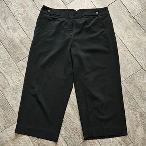 Requirements Black Capri Dress Pants Size 12